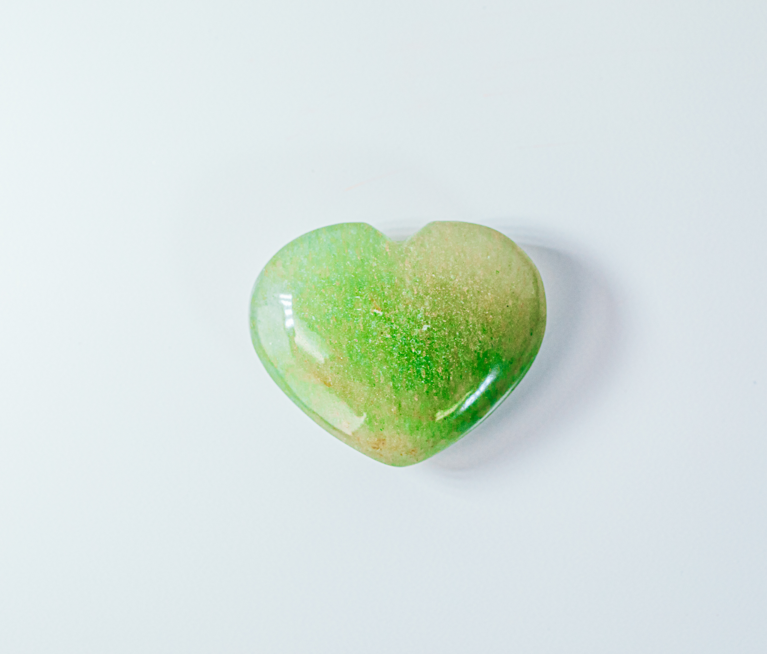 Heart Shaped Green Aventurine
